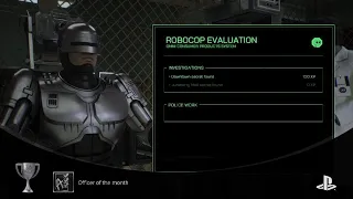 🏆Robocop: Rogue City Officer of The Month Trophy 🏆