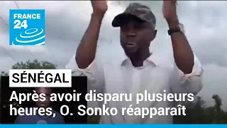 Sénégal : porté disparu par son parti, l'opposant Ousmane Sonko réapparaît • FRANCE 24
