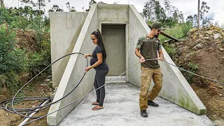 TOUR pelo NOSSO BUNKER (em obras) - ABRIGO DE TEMPESTADE E SOBREVIVÊNCIA Família X