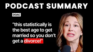 Couples Therapist: This Is The Best Age To Get Married | Lori Gottlieb | The Diary Of A CEO