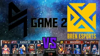 BLACKLIST VS. BREN (Game 2) | MPL-PH Season 6 Regular Season Week 8 Day 3 / MLBB