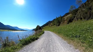 45 minute Fat Burning Indoor Cycling Workout Alps 🚵‍♀️😎 South Tyrol Lake Tour Ultra HD