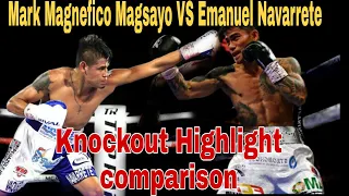 Magsayo vs Navarrete / Mark Magsayo vs Emanuel Navarrete knockout highlights