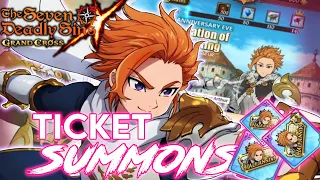 BEST FREE BLUE ARTHUR BANNER TICKET SUMMONS!! | Seven Deadly Sins: Grand Cross