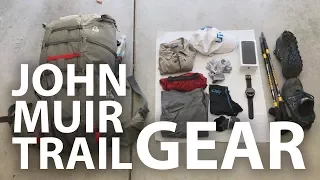 JMT Gear in 2 Minutes