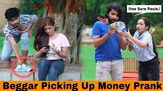 Beggar Picking Up Money With A Twist Prank - Part 3 @OverDose_TV_Official