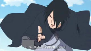 Sasuke Fireball Jutsu