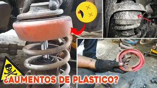 ¿BUENA IDEA Levantar resortes con aumentos de plástico? ☠️😵