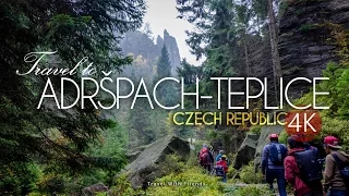 Travel to Adršpach-Teplice Rocks, Czech Republic in 4K