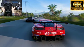 Ferrari 488 GTE - Goliath Race UNBEATABLE - Forza Horizon 5 | Thrustmaster T300RS Gameplay