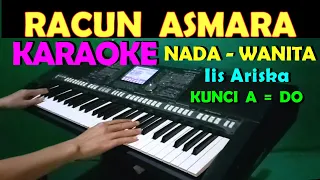 RACUN ASMARA - Iis Ariska | KARAOKE NADA CEWEK/WANITA || HD