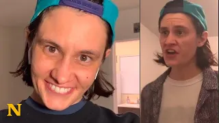 Jim Carrey's "daughter" looks and acts just like him!