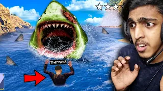 GTA 5 : I Got Eaten By A ZOMBIE MEGALODON !! MALAYALAM