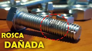 💥 REPARAR ROSCA 💥 Como REPARAR ROSCA TORNILLO dañada