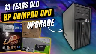 Old HP Compaq CPU First Taste Of System Upgrade After 13 Years