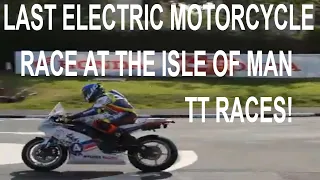 ISLE OF MAN TT RACES 2019 TT ZERO ELECTRIC BIKES MUGEN JOHN MCGUINNESS MBE
