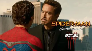 Iron Man Scene - Spider-Man Homecoming (RESCORED with TASM 2 & Iron Man 3)