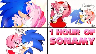 1 Whole HOUR of Sonic x Amy Comic Dubs (SONAMY MEGA COMP)