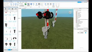 (VOICE REVEAL!!!!) how to make a broken railroad crossing (FALLED)