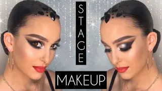 МАКИЯЖ ДЛЯ БАЛЬНЫХ ТАНЦЕВ // STAGE MAKEUP // BALLROOM DANCING MAKEUP // DianaA