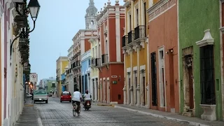 Кампече - скучный, но важный узловой город. Campeche, Yucatán, Mexico