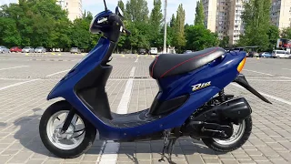 Обзор Honda dio af 34"NEW"GBLК(JAPAN)2003г.БЕЗ ПРОБЕГА!!