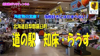 【道の駅北海道】ぶらっと道の駅の旅！北海道目梨郡羅臼町　海鮮好きにはたまらない！海鮮物の宝庫！道の駅　知床・らうす