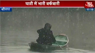 Heavy snowfall in J&K on Sunday