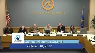 Oshkosh Common Council - 10/10/17