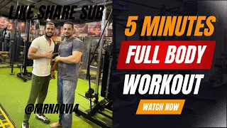 Five minutes Full body workout  watch now & like share subscribe @DuckyBhai @Mrnaqvi4