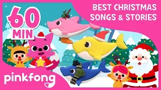 Christmas Sharks and more | Christmas Songs & Stories | +Compilation | Pinkfong Songs for Children