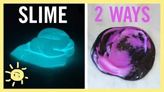 DIY | Glow in the Dark and Color Changing SLIME?!?!