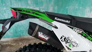 2021 Kawasaki KLX 150 BF VMAX Exhaust Sound Check