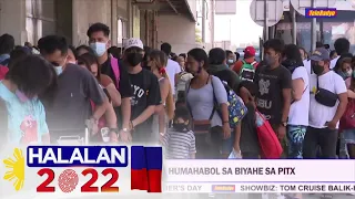 PITX puno ng pasahero na humabaol pauwi ng probinsya para makaboto | HALALAN 2022 (8 May 2022)