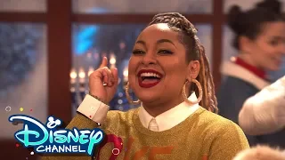Raven Symoné and Sky Katz Perform "Deck the Hall" Remix 🎶| Holidays Unwrapped | Disney Channel