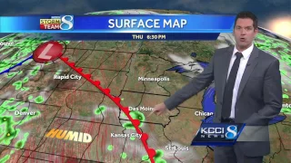 Videocast: Incoming warm front brings storm chances