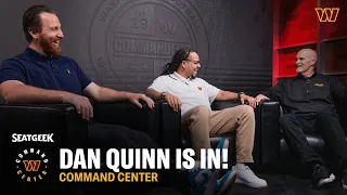 Head Coach Dan Quinn Joins Command Center | Command Center | Washington Commanders