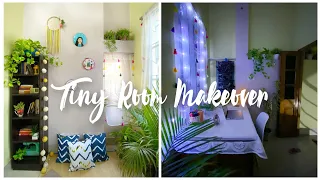Small Room Makeover| DIY Home Office Setup| Tiny Studio Makeover