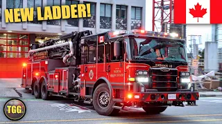 *NEW* [North Vancouver] BADASS Ladder 10 & Fire Engines Responding!