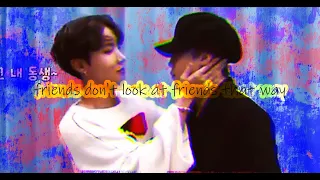 j-hope & jimin  ♡ friends don't look at friends that way