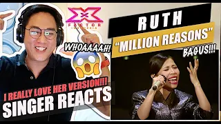 RUTH NELLY - MILLION REASONS (LADY GAGA) | X FACTOR INDONESIA 2021 | SINGER REACTION