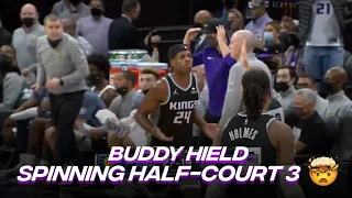 Buddy Hield Turns Into Stephen Curry After Hitting a Half-Court Spinning 3 at the Buzzer!