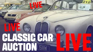 LIVE CLASSIC CAR AUCTION  - Saturday 20th August 2022