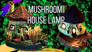 Recycled Paper Mushroom - DIY Tutorial Mushroom Home With Recycled Paper