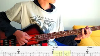 Radio Friendly Unit Shifter – Nirvana – Bass cover with tabs (4k)