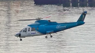 HeliJet Sikorsky S-76 Engine Startup and Takeoff