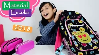 ORGANIZANDO MEU MATERIAL ESCOLAR para a escola no CANADÁ ★ Mochila e Estojos | TEMA GLITTER!