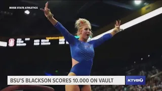Boise State's Courtney Blackson achieves perfection on vault at NCAA Regionals