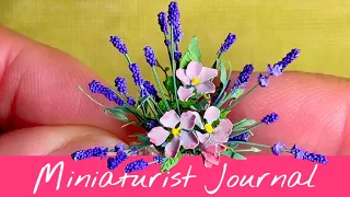 Miniaturist Journal 15: A birthday and flowers, flowers, flowers!