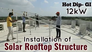 Installation of Solar Rooftop system | 12 kW Commercial Project | Part - 1